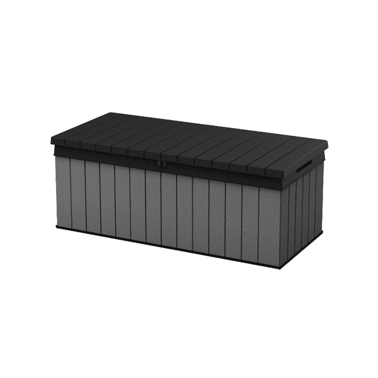 GREY.png Keter Darwin 380L Plastic Storage Box – Grey - Image 1
